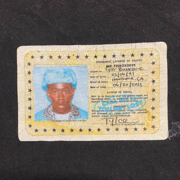 Call Me If You Get Lost OFWGKTA Golf Wang Black Tour T-Shirt - Picture 3 of 7